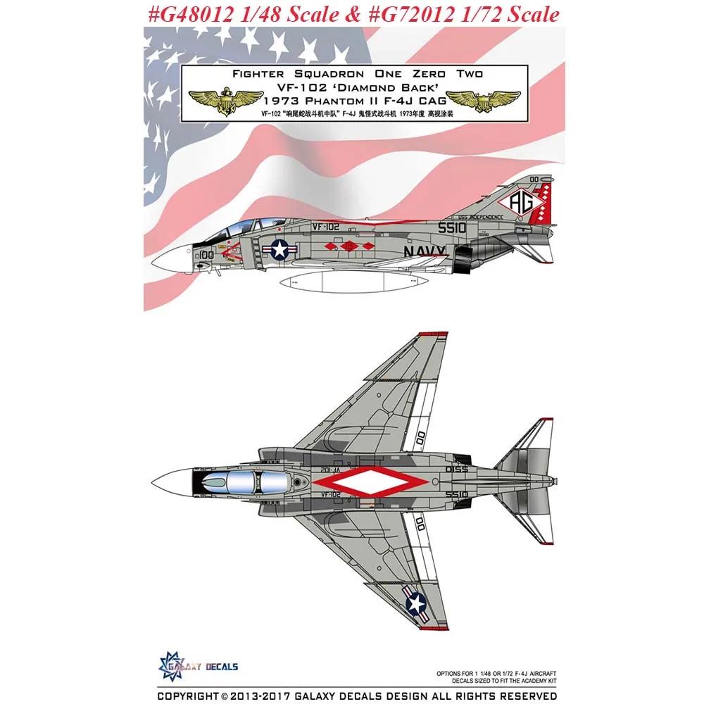  G48012 G72012 1/48 1/72  F-4J VF-102 ̾Ƹ  1973 Į, ī  𵨿